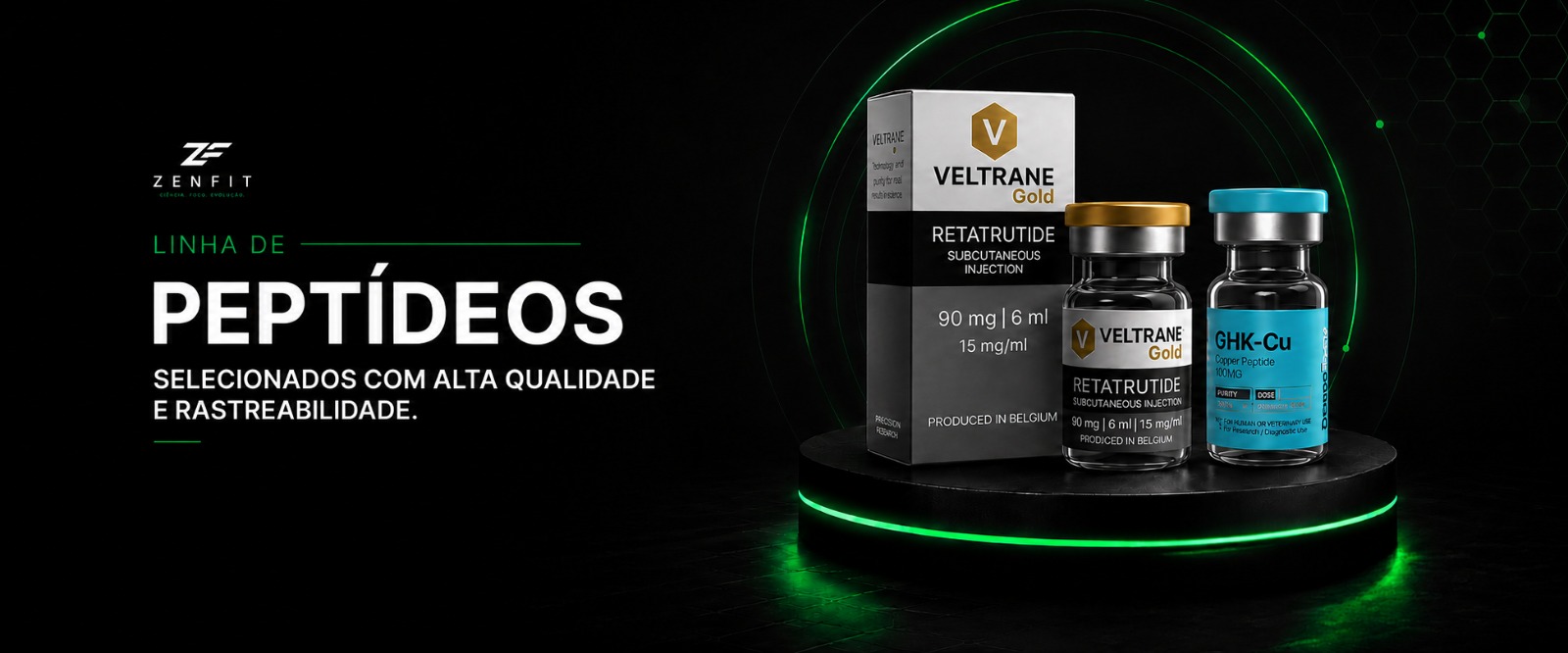 Linha de peptídeos selecionados