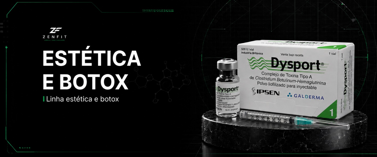 Linha estética e botox
